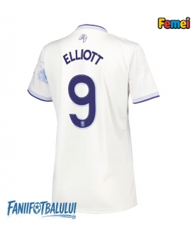 Aston Villa Harvey Elliott #9 Tricou Fotbal Replică 2025-26 Femei Treilea